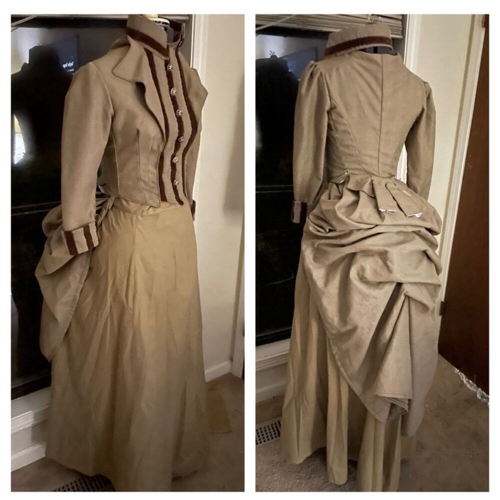 Final price* Victorian bustle bodice theater costume top